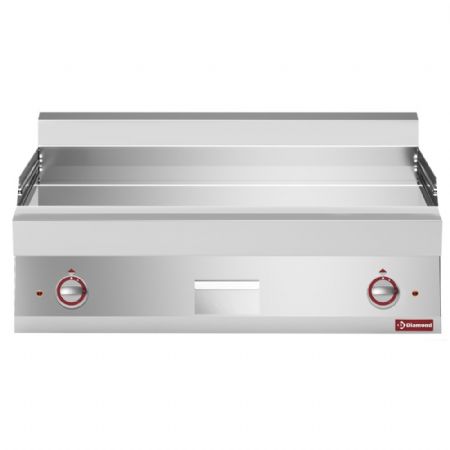 Plaque à snacker pro profondeur 650 électrique extra-large surface lisse chromé 12 kW - Diamond Promo - E65/PLCD10T-N Plaque à snacker pro profondeur 650 électrique extra-large surface lisse chromé 12 kW - Diamond Promo - E65/PLCD10T-N