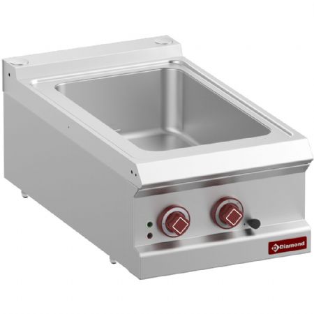 Bains-marie pro ligne profondeur 700 électrique 1 cuve 310x510x160 mm - Diamond - E7/BM4T-N