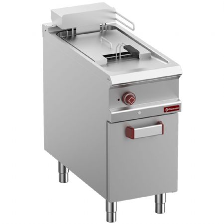 Friteuse cuisine pro profondeur 900 électrique sur meuble fermé 1 cuve 18 litres 16 kW - Diamond Promo - E9/F18A4-N Friteuse cuisine pro profondeur 900 électrique sur meuble fermé 1 cuve 18 litres 16 kW - Diamond Promo - E9/F18A4-N