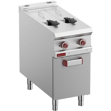 Friteuse cuisine pro profondeur 900 électrique sur meuble fermé 2 cuves 8 litres 10.5 kW - Diamond - E9/F2V8A4-N Friteuse cuisine pro profondeur 900 électrique sur meuble fermé 2 cuves 8 litres 10.5 kW - Diamond - E9/F2V8A4-N