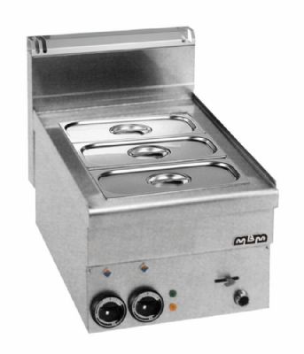 Bain marie lectrique  poser cuve GN1/2 + GN1/3 - Profondeur 600mm