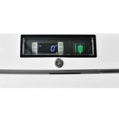 Armoire réfrigérée positive blanche à 1 porte en verre volume 600 L