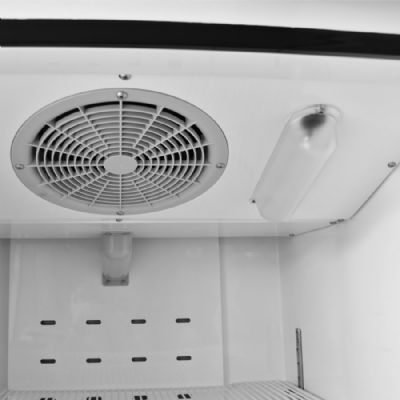 Armoire réfrigérée positive blanche à 1 porte en verre volume 600 L