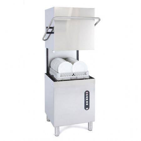 Lave-Vaisselle à Capot 20 L avec doseur automatique de produit de rinçage - Adler - ECO1000/MONO