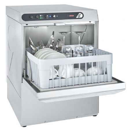 Lave verres acier inoxydable avec pompe de vidange panier 400x400 mm - 11L