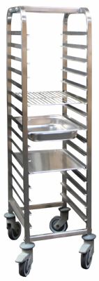 Echelle inox dmontable GN1/1, 15 tages - 380x555x1485 mm