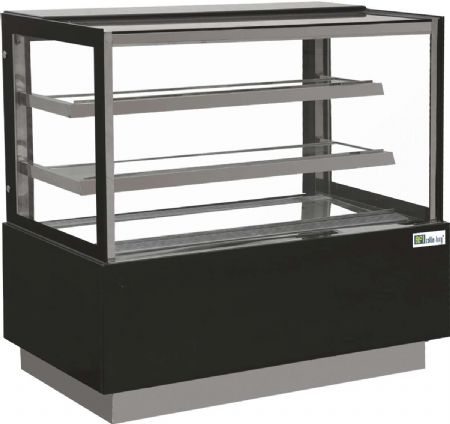 Vitrine panoramique positive pour patisserie vitre droite 2 étages +2 / +8°C - 580L Vitrine panoramique positive pour patisserie vitre droite 2 étages +2 / +8°C - 580L