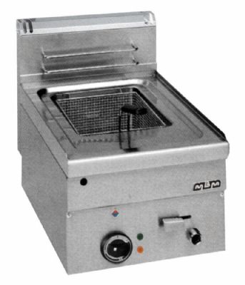 Friteuse lectrique  poser 1 cuve 10L - Profondeur 600mm