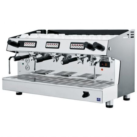 Distributeur à café professionnel automatique 3 groupes 18 litres avec chauffe-tasses - Virtus - EFA0023 Distributeur à café professionnel automatique 3 groupes 18 litres avec chauffe-tasses - Virtus - EFA0023