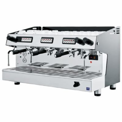 Machine  caf expresso automatique 3 groupes - capacit 18 L et puissance 5,2 kW