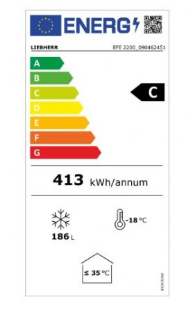 Congélateur crème glacée avec couvercles coulissants isolés - 213 L - Liebherr - EFE 2200