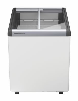 Conglateur de glacier avec 2 portes vitres coulissantes inclines - 135L