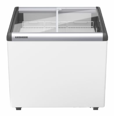 Conglateur de glacier avec 2 portes vitres coulissantes inclines - 206L