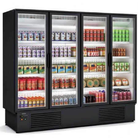 Armoire réfrigérée négative professionnelle portes vitrées 859 L - Docriluc - EFI-4C-L1-LC