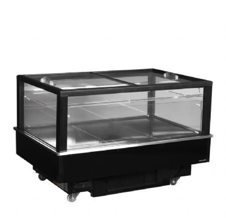 Conglateur et rfrigrateur polyvalent 2 portes coulissantes vitres de -18  5C - 278L