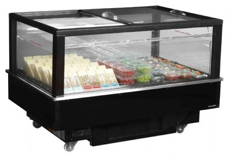 Réfrigérateur/congélateur noir 320 L -18 à +5 °C - Tefcold - EIB-D1015-B1