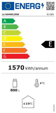 Cave  vins professionnelle 2 portes vitres - 144 bouteilles