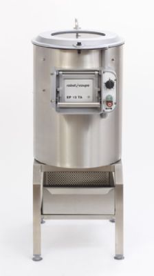 plucheuse inox monophas avec cuve 15 kg - 240kg/h