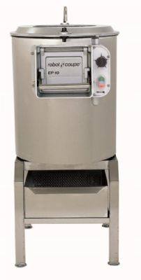 plucheuse inox monophas avec cuve 10 kg - 160kg/h