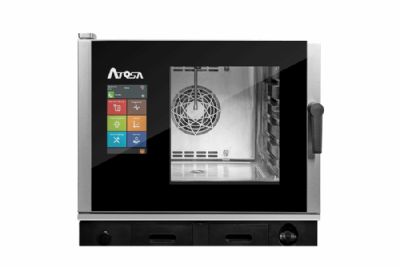 Four mixte électrique à réglages manuels capacité 5 niveaux dimensions GN 1/1 Four mixte électrique à réglages manuels capacité 5 niveaux dimensions GN 1/1