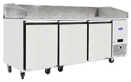 Meuble à Pizzas TABLE 600x400 3 portes positif - Atosa - EPF3485GR
