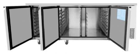 Tour réfrigéré pâtissier Positif 600x400 3 PORTES - Atosa - EPF3485GR-SB