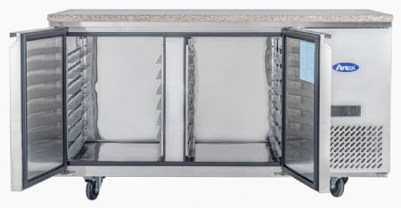 Tour réfrigéré pâtissier Positif 600x400 2 PORTES MARBRE CENTRAL - Atosa - EPF3495GR-P