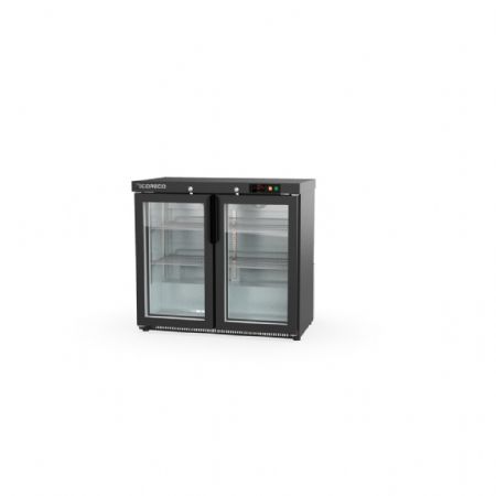 Arrière Bar 2 portes vitrées battantes 225 L positif - Coreco - ERH-250-L