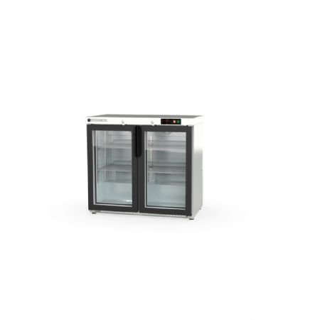 Arrière Bar 2 portes vitrées battantes 225 L positif - Coreco - ERH-250-LI