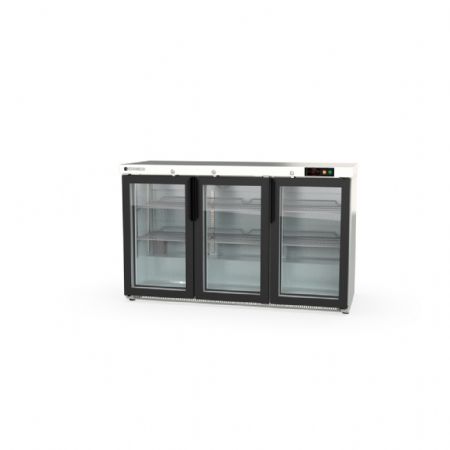 Arrière Bar 3 portes vitrées 320 L positif - Coreco - ERH-350-LI
