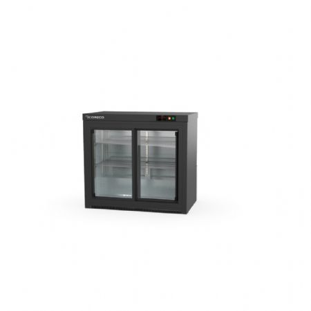 Arrière Bar 2 portes vitrées coulissantes 225 L positif - Coreco - ERHS-250-L