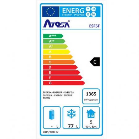 Meuble réfrigéré tropicalisé négatif GN1/1 compact 1 porte 111L superposable