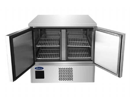 Meuble réfrigéré tropicalisé négatif GN1/1 compact 2 portes 210L superposable