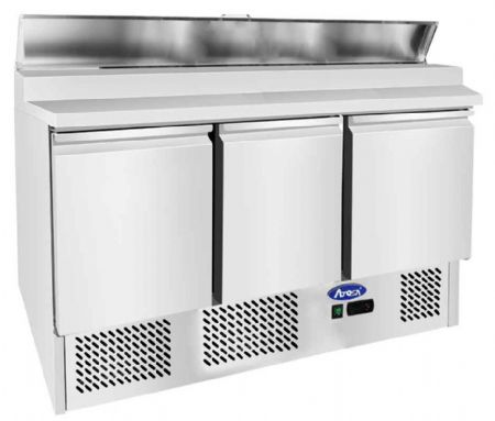 Meuble à Pizzas de préparation GN1/1 3 portes positif 380 L - Atosa - ESL3853GR