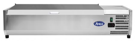 Saladette à Poser VRX1400/380 INOX avec couvercle, capacité 32 L, positive - Atosa - ESL3882GR-S Saladette à Poser VRX1400/380 INOX avec couvercle, capacité 32 L, positive - Atosa - ESL3882GR-S