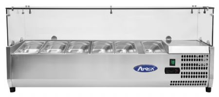 Saladette à Poser VRX1400/380 VITRE - Atosa - ESL3882GR-V