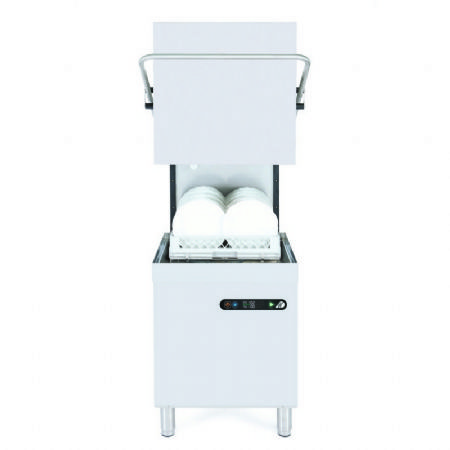 Lave vaisselle pro  capot monophas avec afficheur digital paniers 500x500mm - 20L