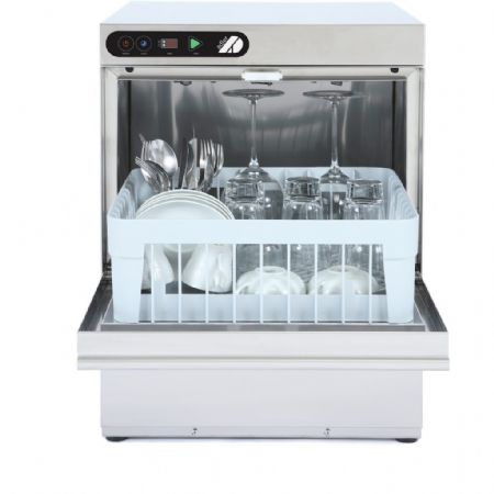 Lave-Verres professionnel de capacité 9 L avec pompe de vidange - Adler - EVO35DP