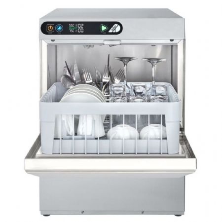 Lave-Verres professionnel avec adoucisseur et pompe de vidange - Adler - EVO40DPAD