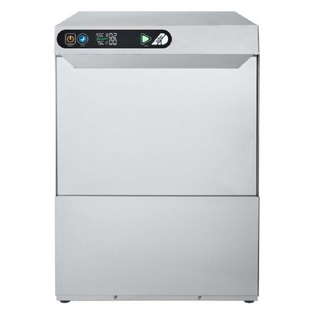 Lave vaisselle pro triphas avec kit doseur pompe de vidange et adoucisseur paniers 500x500mm - 17L