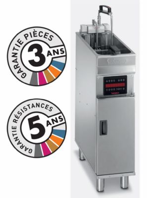 Friteuse électrique sur coffre Valentine cuve 10 L puissance 11 kW Friteuse électrique sur coffre Valentine cuve 10 L puissance 11 kW