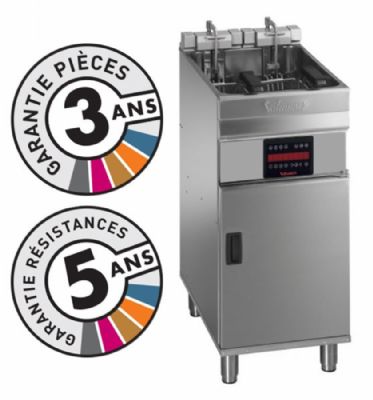 Friteuse électrique sur coffre Valentine cuve 15/18 L avec 2 paniers Friteuse électrique sur coffre Valentine cuve 15/18 L avec 2 paniers