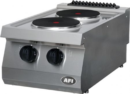 Fourneau lectrique pro  poser 2 plaques rondes  - 5,2kW