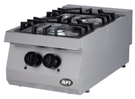 Fourneau profondeur 700 Gaz 2 feux 15 kW - Afi-Collin-Lucy - F2AP7G40 Fourneau profondeur 700 Gaz 2 feux 15 kW - Afi-Collin-Lucy - F2AP7G40
