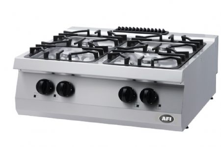 Fourneau  gaz pro  poser 4 bruleurs  - 30kW