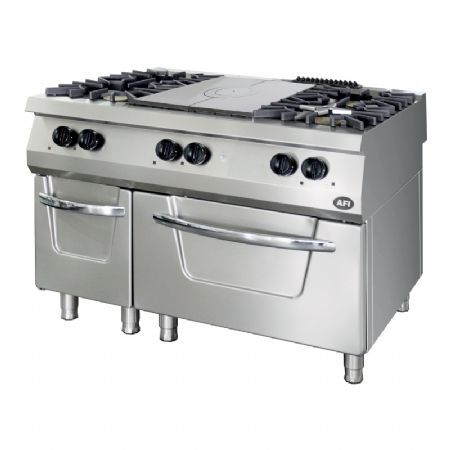 Fourneau profondeur 700 gaz 4 feux 37 kW - Afi-Collin-Lucy - F4G7FG120+PCF Fourneau profondeur 700 gaz 4 feux 37 kW - Afi-Collin-Lucy - F4G7FG120+PCF