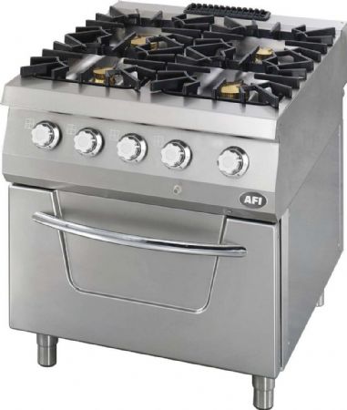 Fourneau profondeur 900 Triphasé 4 brûleurs 6 kW sur four - Afi-Collin-Lucy - F4G9FE80LS Fourneau profondeur 900 Triphasé 4 brûleurs 6 kW sur four - Afi-Collin-Lucy - F4G9FE80LS