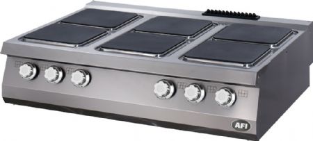 Fourneau lectrique pro 6 plaques  poser