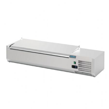 Saladette à Poser avec couvercle à charnière 5 x 1/4 GN positive - Polar - FA854