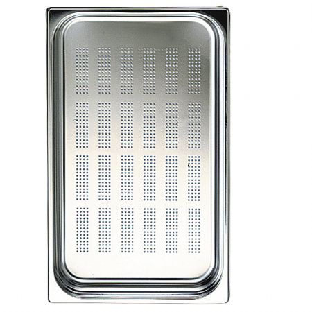 Bac perfor inox GN 1/1 - hauteur 100 mm